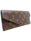 Billetera "Monogram Josephine Wallet with Fuchsia"