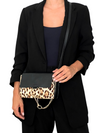Bolso "Pony Hair Leopard Print Small Faye"