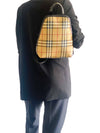 Morral "Coated Canvas Nova Check Backpack "