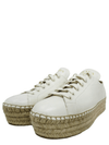 Tenis "Leather Whipstitch Trim Espadrille Sneakers"