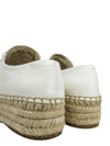 Tenis "Leather Whipstitch Trim Espadrille Sneakers"