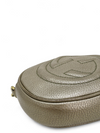 Bolso "Metallic Pebbled Calfskin Mini Soho Chain Bag"