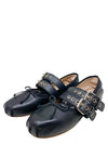 Baletas "Ankle-strap belted ballerina flats"
