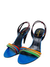 Sandalias "Liya Colorblock Snakeskin"