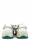 Tenis "White & Green Catfish Lo Sneakers V200"