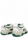 Tenis "White & Green Catfish Lo Sneakers V200"