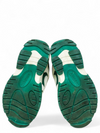 Tenis "White & Green Catfish Lo Sneakers V200"