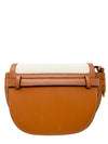 Bolso "Mini Gate Dual Anagram Bag Ecru And Tan"
