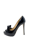 Tacones "Patent Leather Bow Accents Pumps"