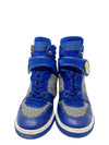 Tenis "Leather Whipstitch Trim Wedge Sneakers"