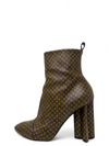 Botas "Nano Monogram Canvas Silhouette Ankle Boots"