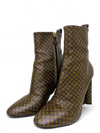 Botas "Nano Monogram Canvas Silhouette Ankle Boots"