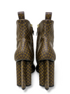 Botas "Nano Monogram Canvas Silhouette Ankle Boots"