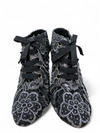 Botines "Vally Embellished Macramé Ankle Boots"