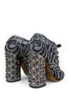 Botines "Vally Embellished Macramé Ankle Boots"