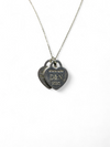 Collar "Tiffany Blue Double Heart Tag Pendant"