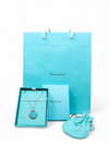 Collar "Tiffany Blue Double Heart Tag Pendant"