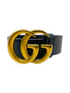 Correa "Leather Belt With Double G Buckle"