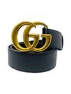 Correa "Leather Belt With Double G Buckle"