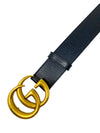 Correa "Leather Belt With Double G Buckle"