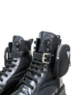 Botas "Monolith Brushed Leather and Nylon Boots With Pouch"