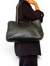 Bolso "Nappa Intrecciato Classic chain Tote"