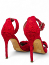 Sandalias Rojas
