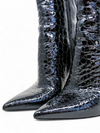 Botines "Opyum Croc Embossed Patent Leather"