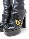 Botas "Malaga Kid GG Marmont Fringe Platform Ankle Boots"
