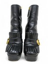 Botas "Malaga Kid GG Marmont Fringe Platform Ankle Boots"