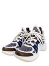 Tenis "Leather Striped Chunky Sneaker"