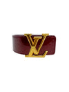 Correa "Facettes Monogram Vernis Amarante Belt"