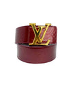 Correa "Facettes Monogram Vernis Amarante Belt"