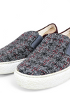 Slip-On "Tweed Pattern Sneakers"