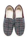 Slip-On "Tweed Pattern Sneakers"