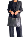 Bolso "Medium Saffiano Lux Galleria Double Zip Tote"