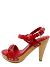Sandalias Rojas
