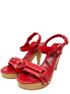 Sandalias Rojas