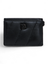 Tarjetero "Black Leather Card Holder"