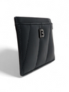 Tarjetero "Black Leather Card Holder"