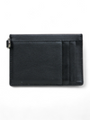 Tarjetero "Black Leather Card Holder"