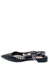 Baletas "Patent Leather Plaid Print Slingback Flats"