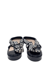 Baletas "Patent Leather Plaid Print Slingback Flats"