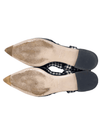 Baletas "Patent Leather Plaid Print Slingback Flats"