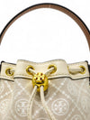 Bolso "Mini T Monogram Bucket Bag"