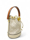Bolso "Mini T Monogram Bucket Bag"