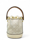 Bolso "Mini T Monogram Bucket Bag"