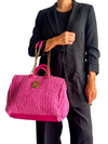 Bolso "Signature C Raffia Tote"