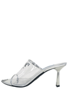 Sandalias "Logo-print Plexiglas high-heel slides"