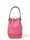 Bolso "Mini T Monogram Bucket Bag"